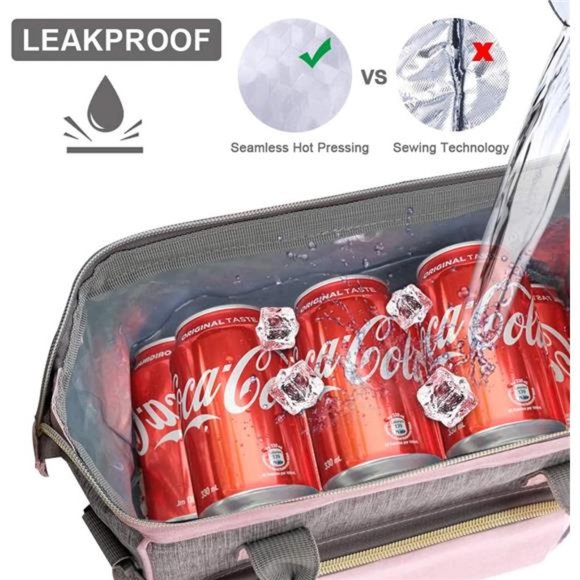 Lunch Box for Women, Insulated Lunch Bag, Large Tote bags, Leak Proof Lunch - Picture 4 of 6